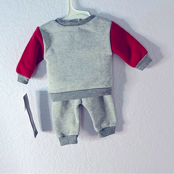 STAR WARS MANDELORIAN 2pc Unisex Infant Set with Baby YODA Gray & Red NEW! - Picture 5 of 8